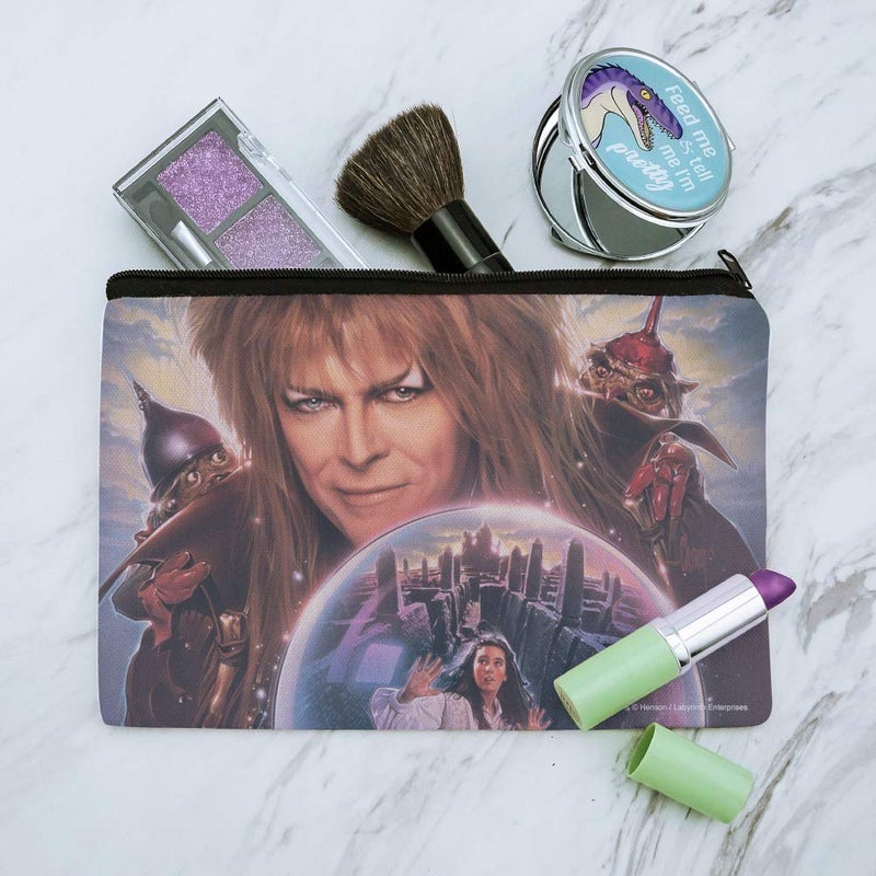 GRAPHICS & MORE Labyrinth Crystal Ball Goblin King Jareth David Bowie Makeup Cosmetic Bag Organizer Pouch - Image 2